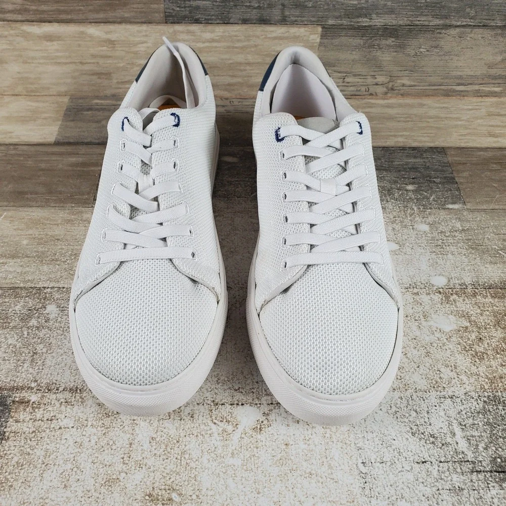 Mix No. 6 Mens Shoes Sz 11‎ White EDWINN Knit Athletic Lace Up Casual Sneakers